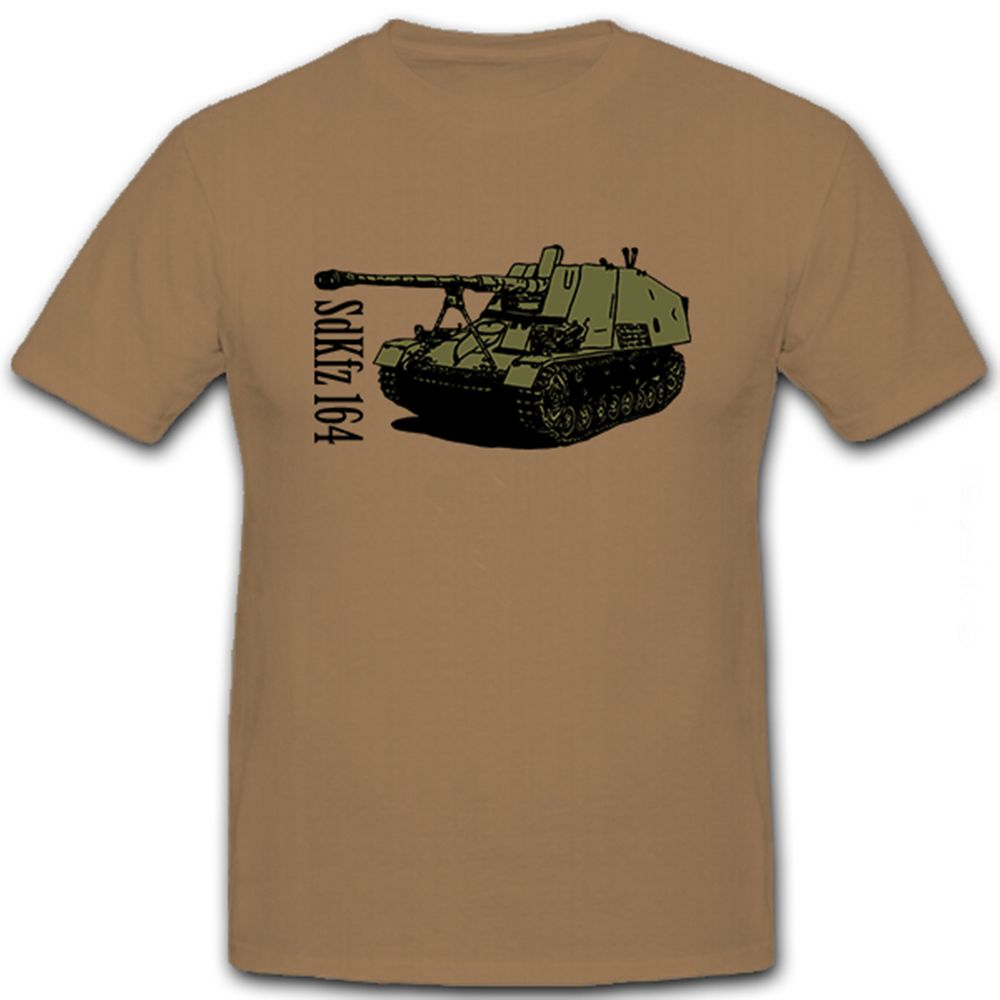 SdKfz 164 Nashorn Panzer Panzerabwehrgeschütz Panzerjäger WK 2 - T Shirt #5632