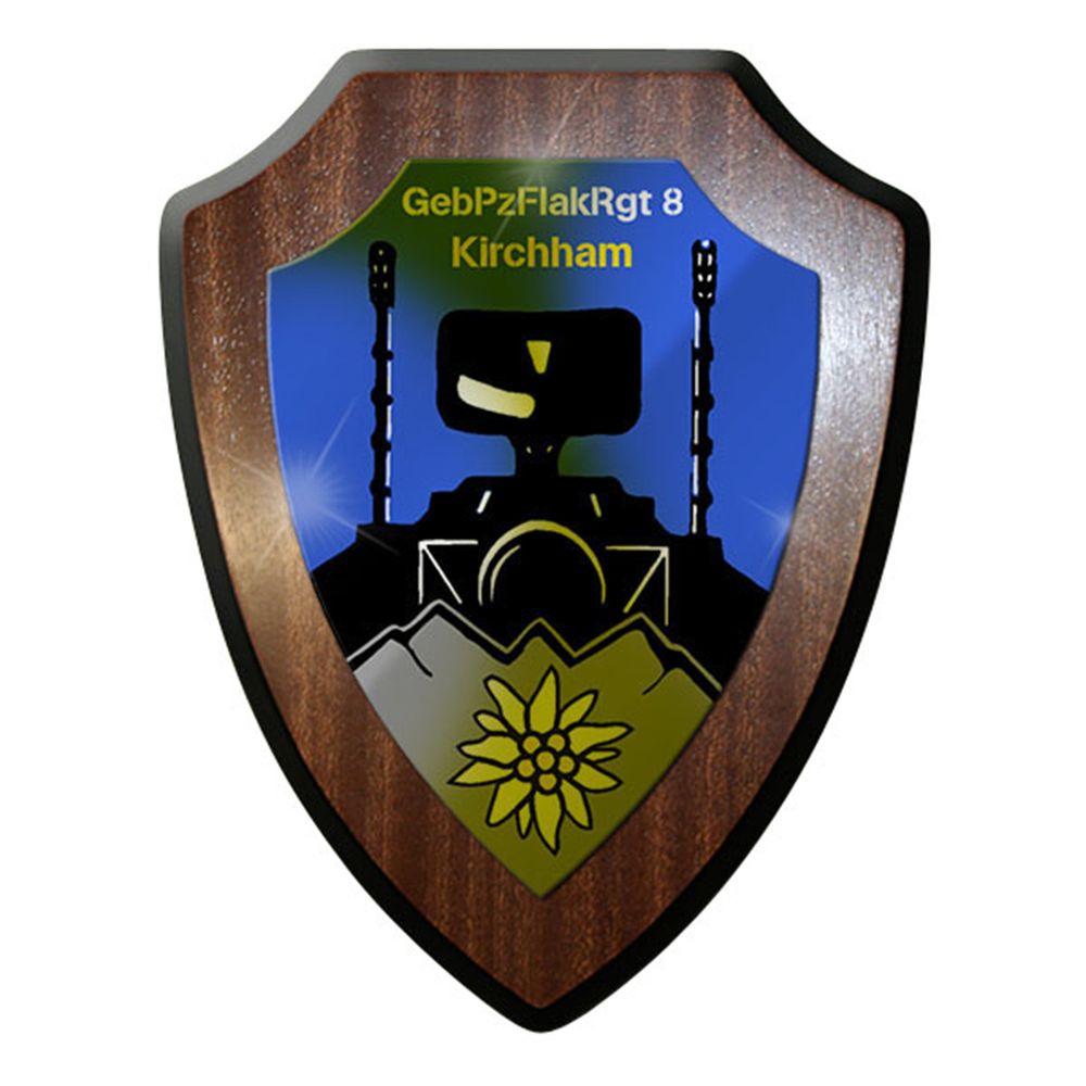 Wappenschild / Wandschild - GebPzFlakRgt 8 #12557