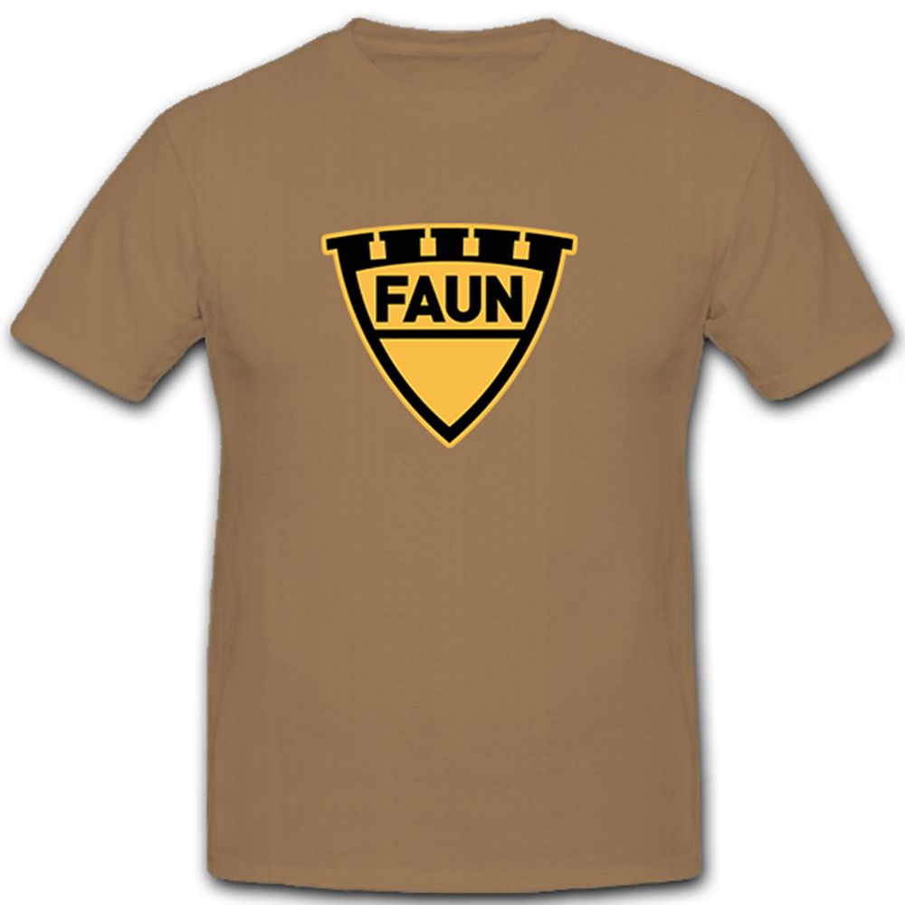 Faun commercial vehicle manufacturer Kraka Kraftkarren Bundeswehr T-shirt # 12253