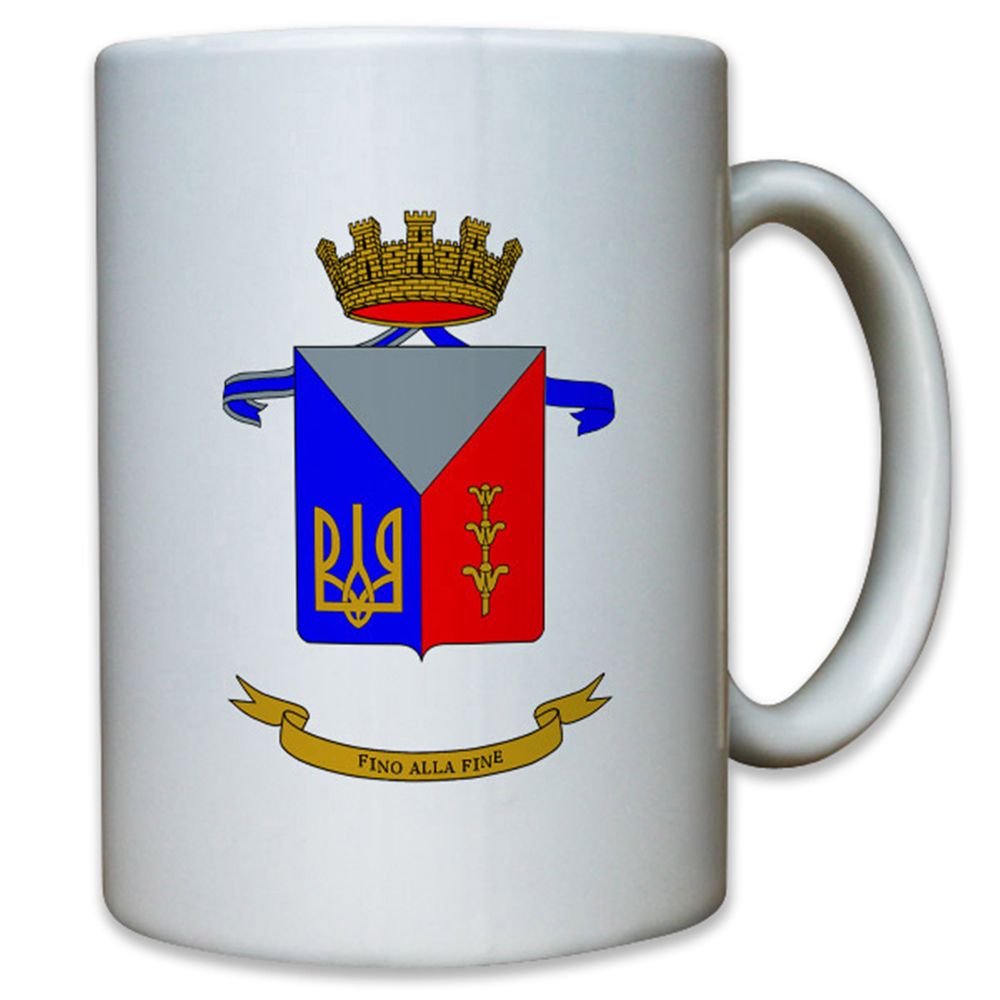 fino alla fine CoA mil ITA rgt genio 32 Italien Italia Wappen - Tasse #13061