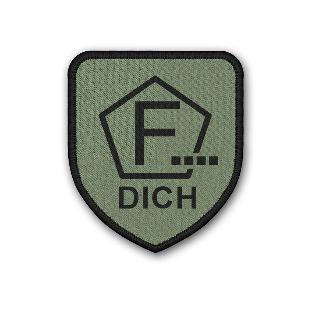 Patch Airsoft Prüfzeichen F-dich Fünfeck Fun Moral Siegel Prüf Aufnäher #36513