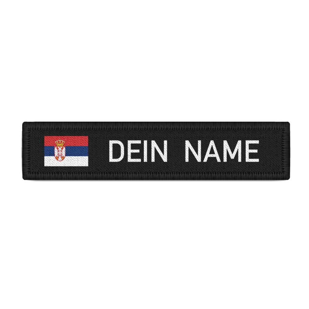 Name plate personalized Republic of Serbia flag Serbia Republika #43862