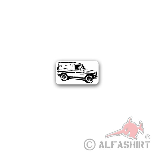 G Modell Aufkleber Sticker Geländewagen Geländefahrzeug Bundeswehr 3,5x7cm#A3590
