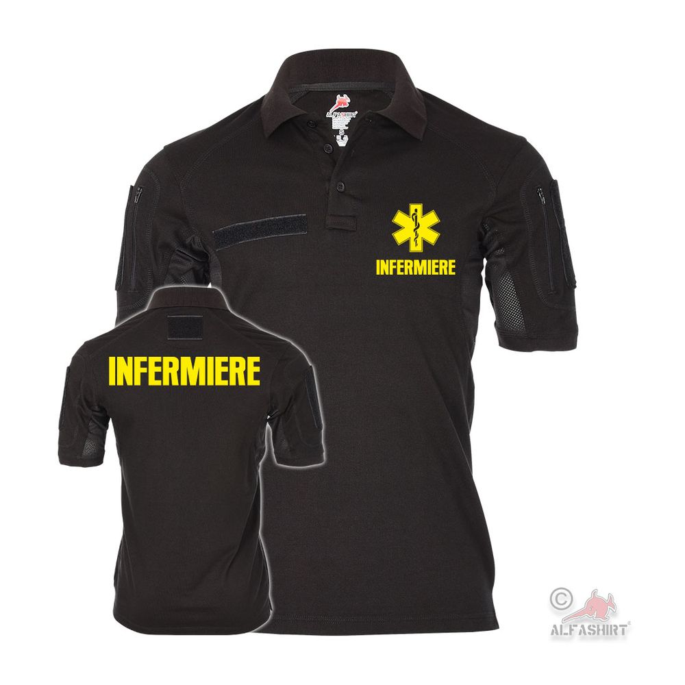 Tactical polo shirt INFERMIERE Italy Nurse Clinic Hospital #41128