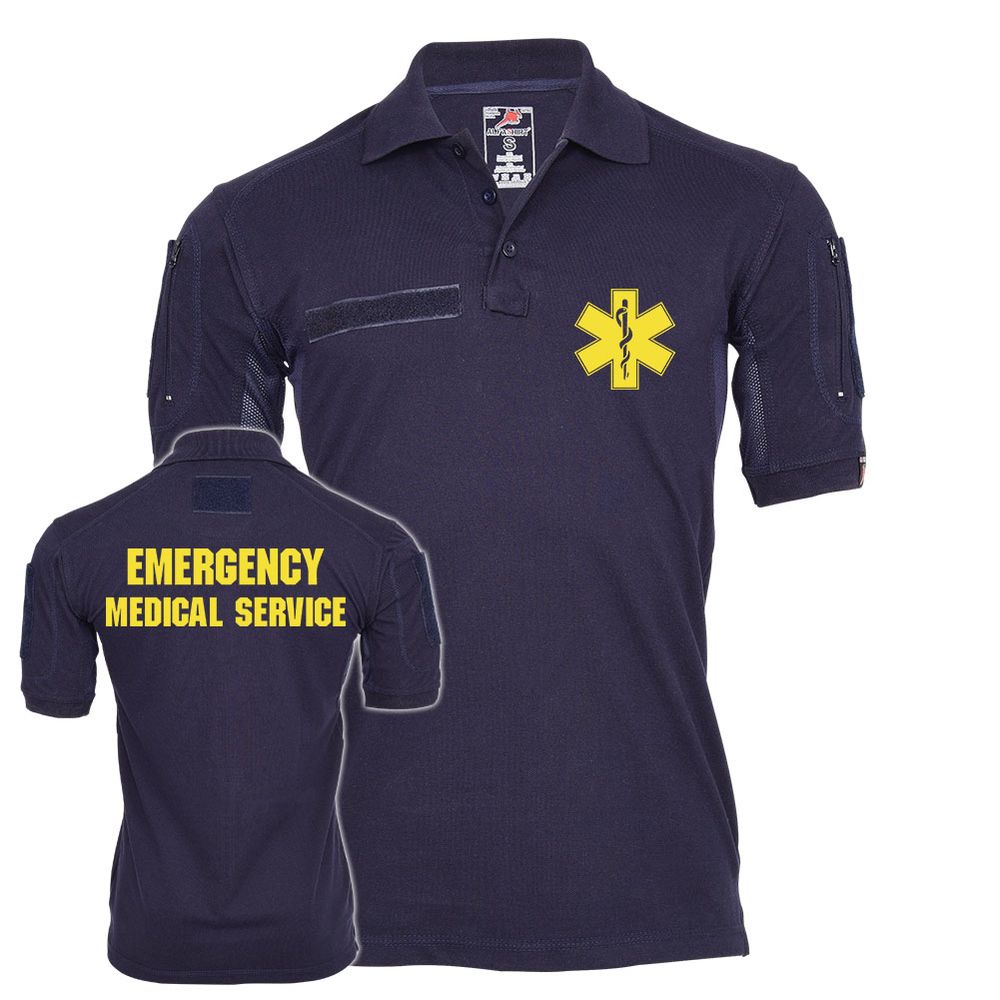 Tactical Polo Emergency Medical Service EMS Notarzt Arzt Lebensretter #22754