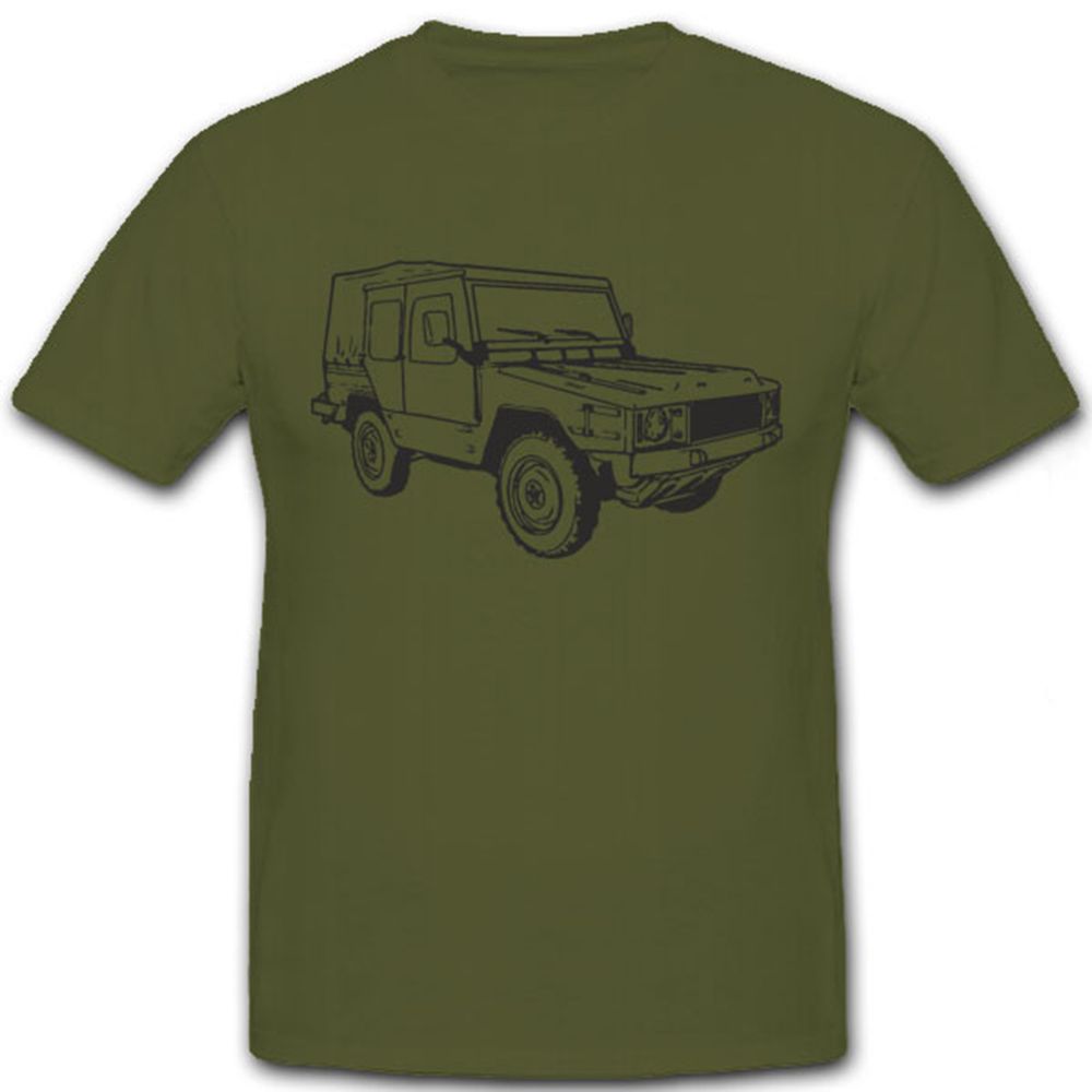 Belgische Armee Geländewagen KFZ Wagen 4x4 Allrad Fan Kult Auto - T Shirt #7245