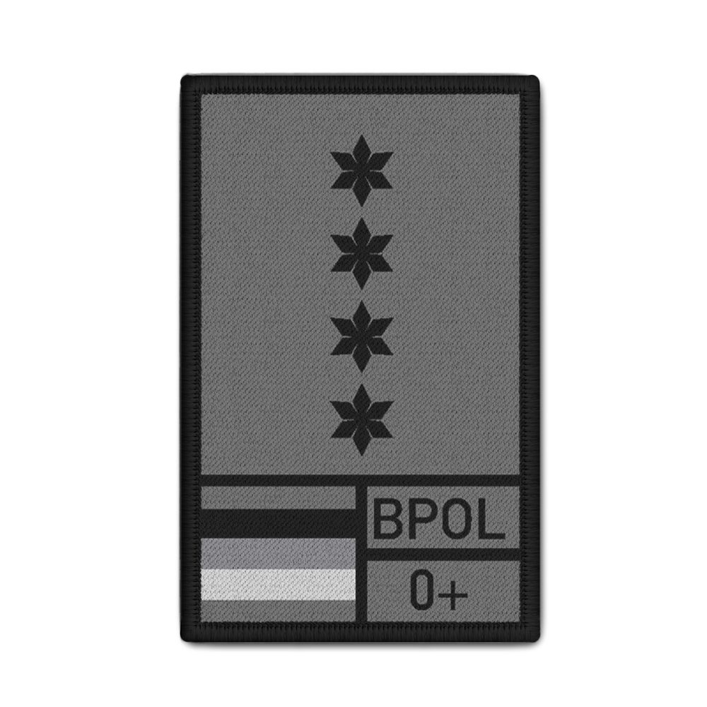 Rank Patch Polizeihauptkommisar A12 Bundespolizei BPOL 9,8cm x 6 #34949