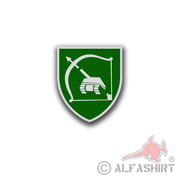 Sticker PzBtl 44 Panzer Battalion Göttingen Leo BW Coat of Arms 7x6cm A1348