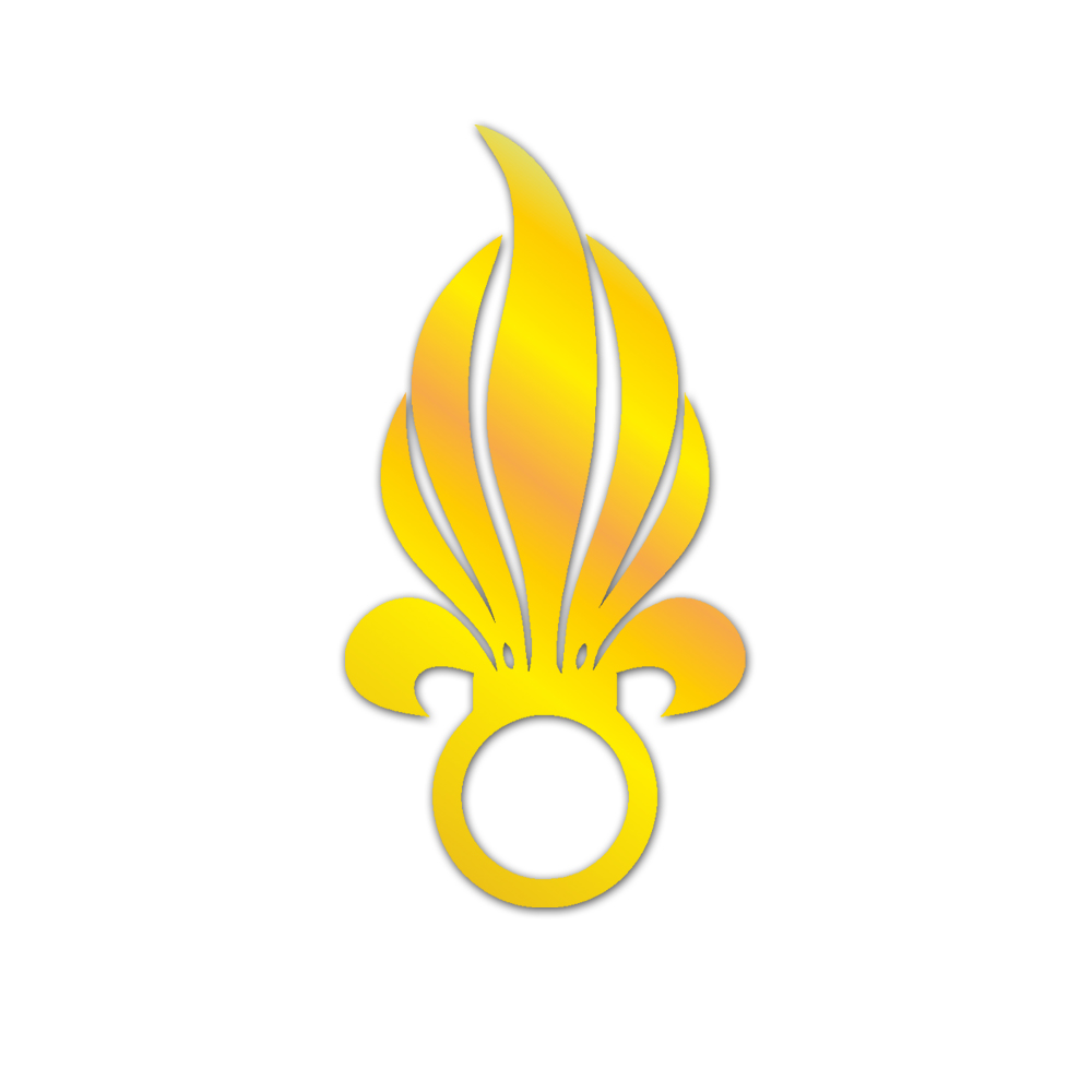 Fremdenlegion Flamme Légion étrangère Großverband Frankreich 5 x 10 cm. ##A5721