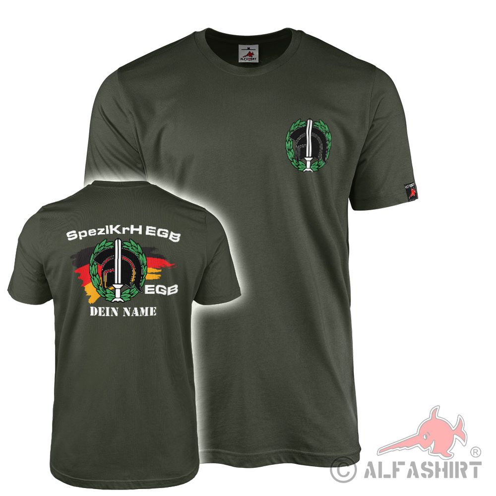 T-Shirt customizable Spez-KrH EGB BW Bundeswehr Special Forces #44920