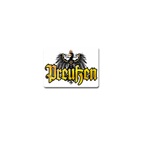 Sticker Prussia Eagle Prussian Eagle Kingdom of Prussia 10x7 cm # A4230