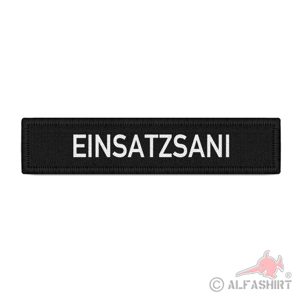 Patch EINSATZSANI Einsatz Sanitäter Aufnäher Beschriftung Kennzeichnung #38796