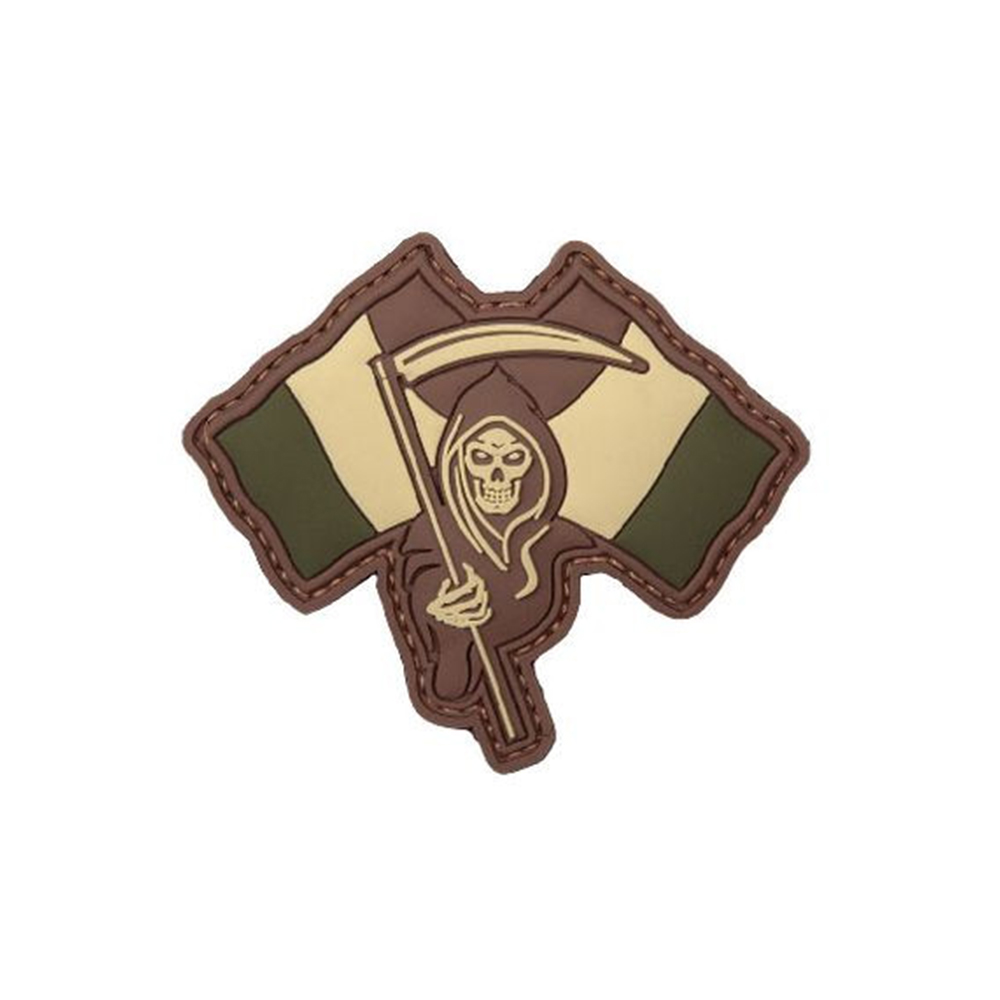 French Reeper Patch Woodland Alfashirt Militär Tod Sensenmann 4x7 cm #26733
