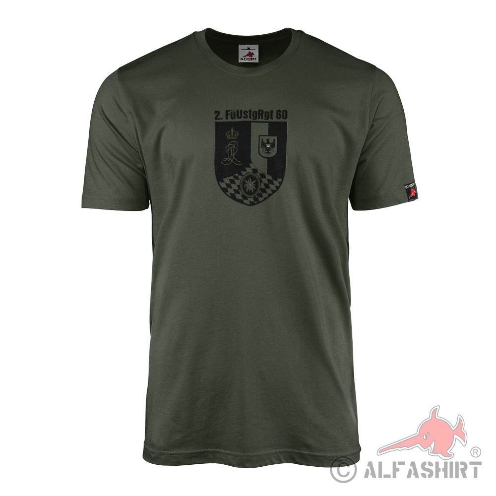 T-Shirt 2 Company FüUstgRgt 60 Platoon Dillingen Bavaria BY Bundeswehr 1 #44362