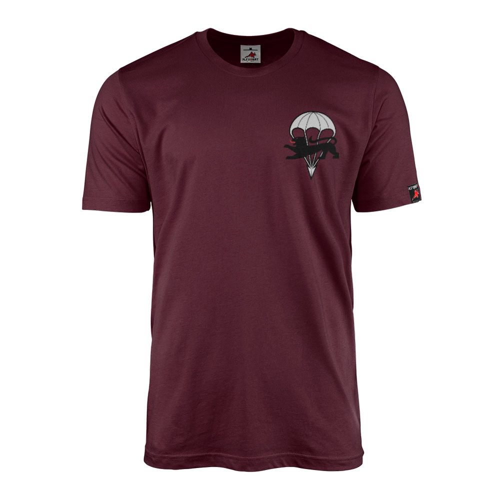 T-Shirt Bordeaux FschJgBtl 271 Fallschirmjäger Bataillon Iserlohn #42344
