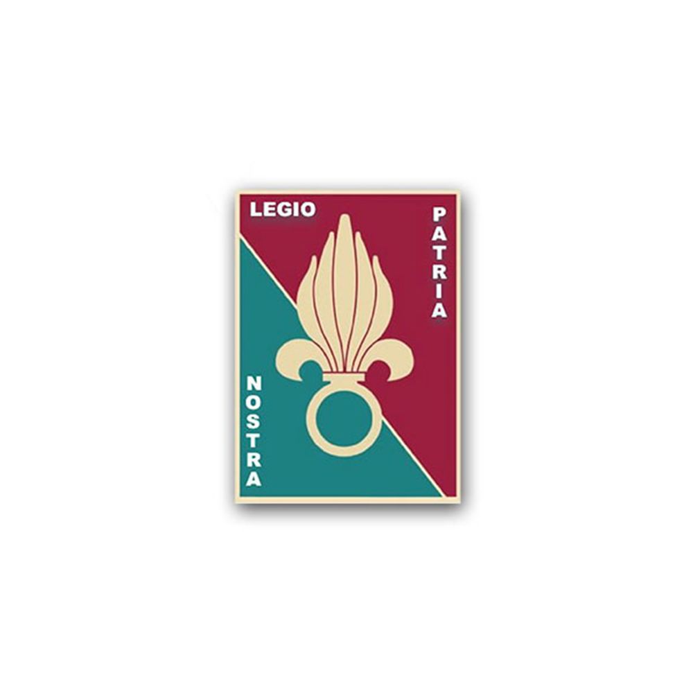 Aufkleber/Sticker Legio Patria Nostra Légion Étrangère Fremdenlegion 7x7cm A2038