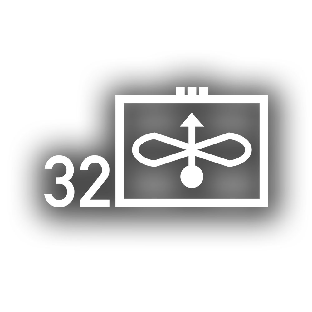 Sticker 18.5x10cm tactical symbol white Fighter-Bomber Wing JaboG #A7330