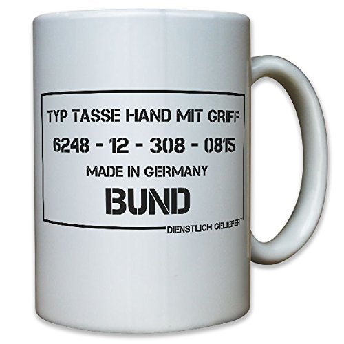 Weckdienstflüssigkeiten Weckdienstbehältnis Koffein Bundeswehr - Tasse #10119 t