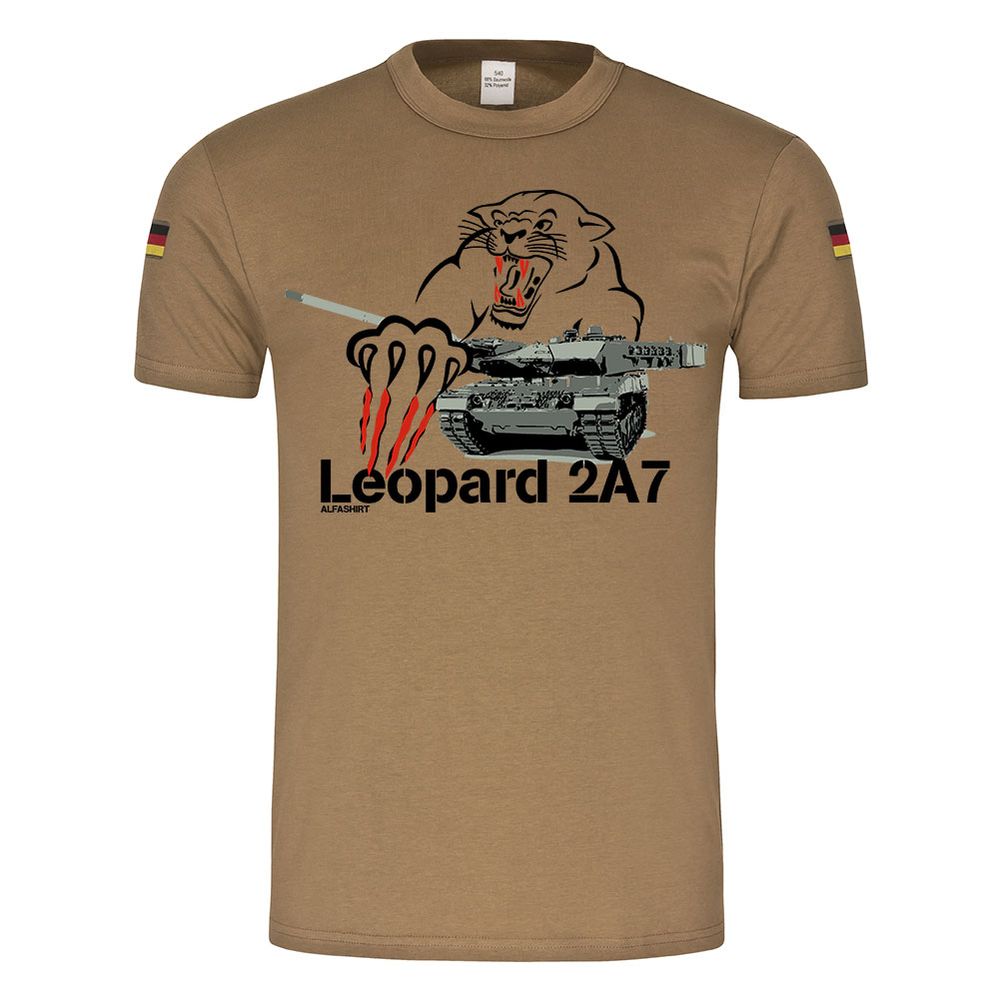 BW Tropen Leopard 2A7 Panzer Bundeswehr Leo2 Tropenshirt Bataillon #22415