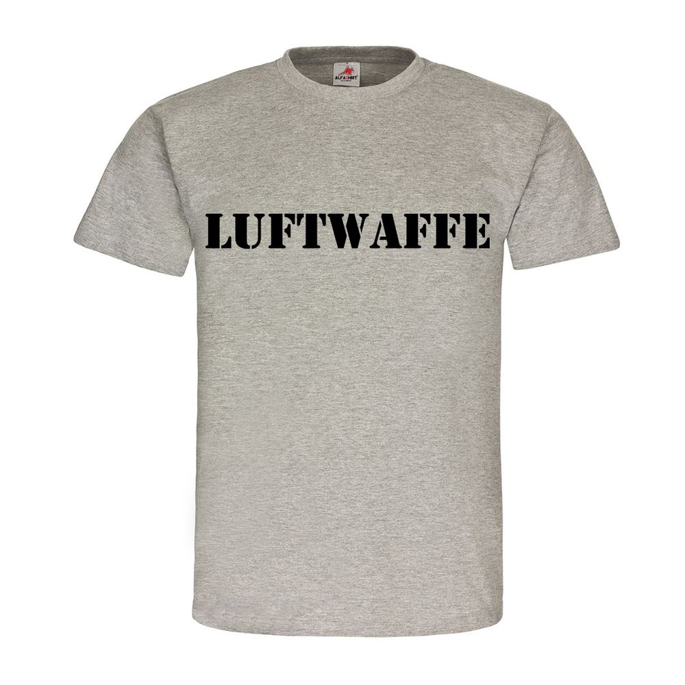 Luftwaffe Bundeswehr Schriftzug LW Army Alfashirt Flieger T-Shirt #20703