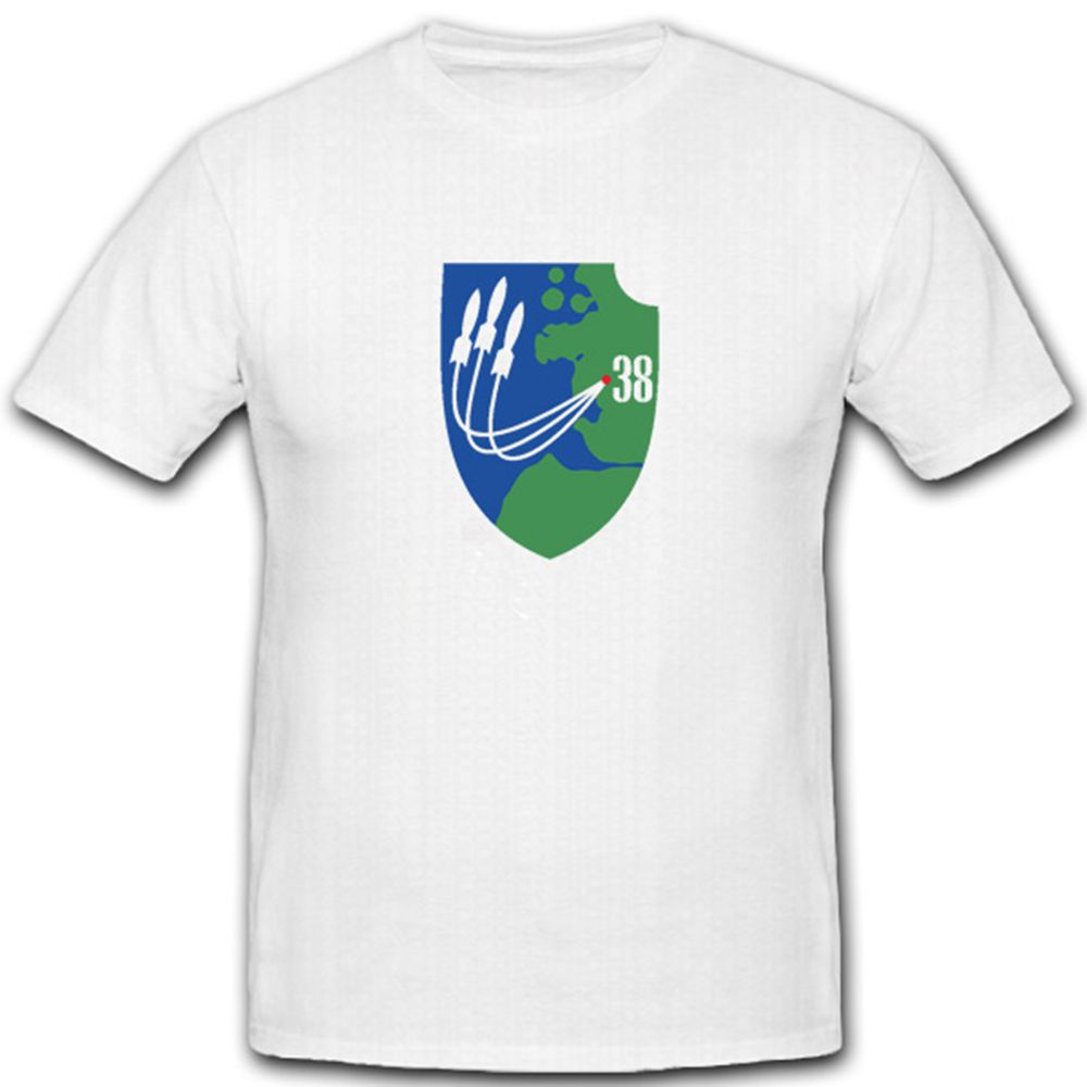 Flarakbtl 38 Hawk Raketen Wappen Flugabwehrraketen Bataillon - T Shirt #4258