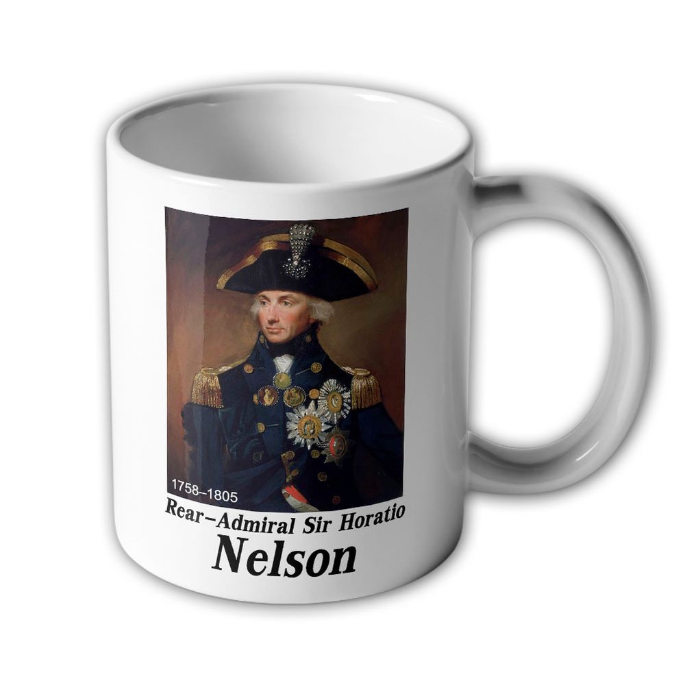 Mug Admiral Sir Nelson Trafalgar Royal Navy Painting #3977