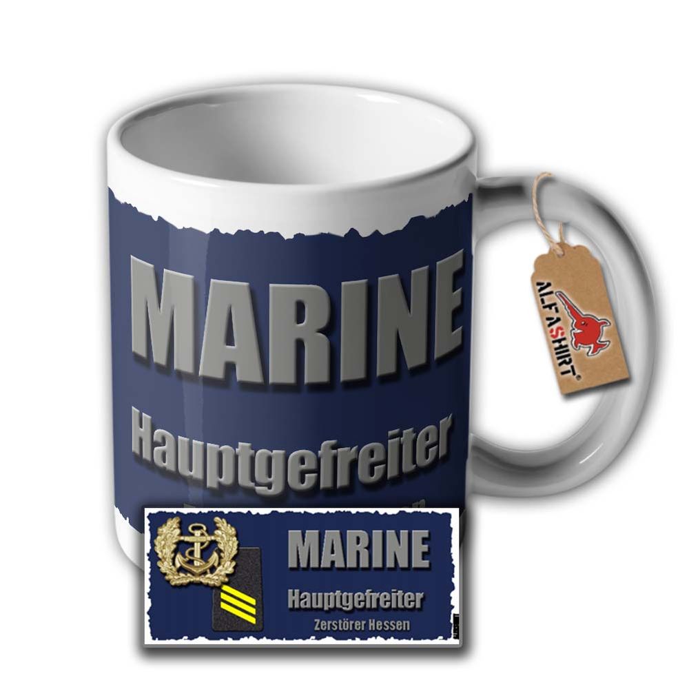 Cup destroyer Hessen class 101 A Hamburg class warship tea # 33340