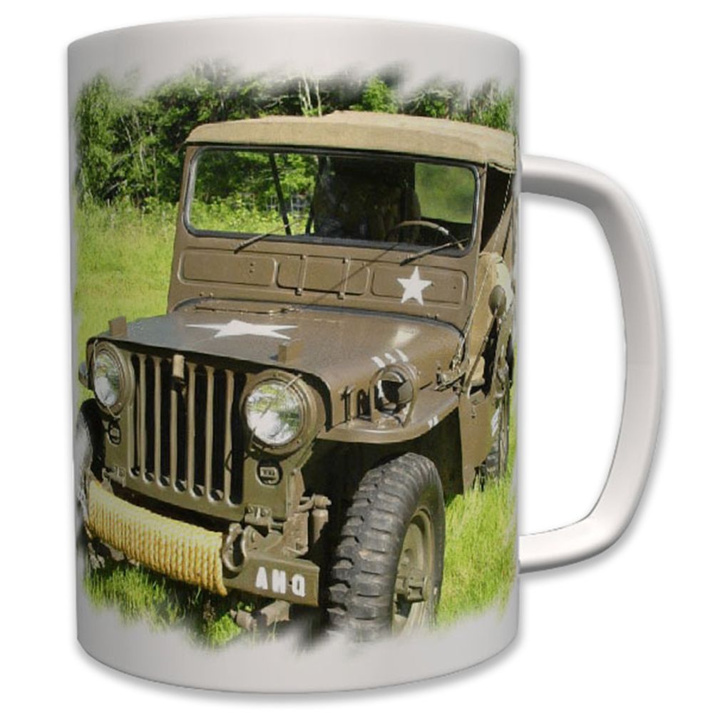 M38 Willys Fahrzeug Militärfahrzeug Geländewagen Us army USA - Tasse #6838t