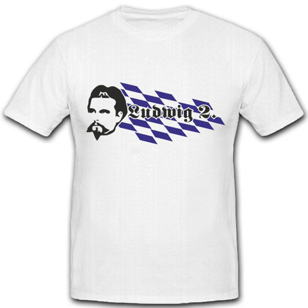 Ludwig II. König von Bayern Schloss Nymphenburg Königreich - T Shirt #5021