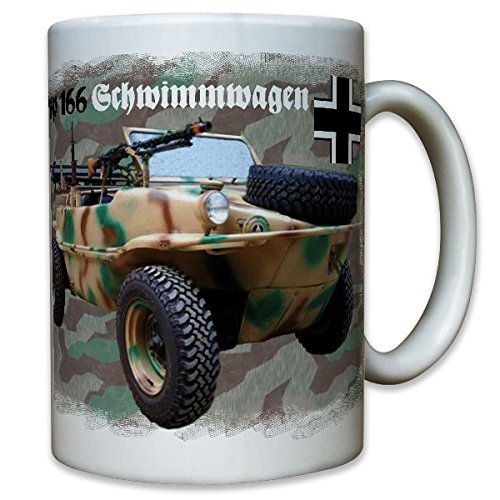 Schwimmwagen 166 Schwimmkübel Kübelwagen WK 2 Militär - Tasse Becher #10099