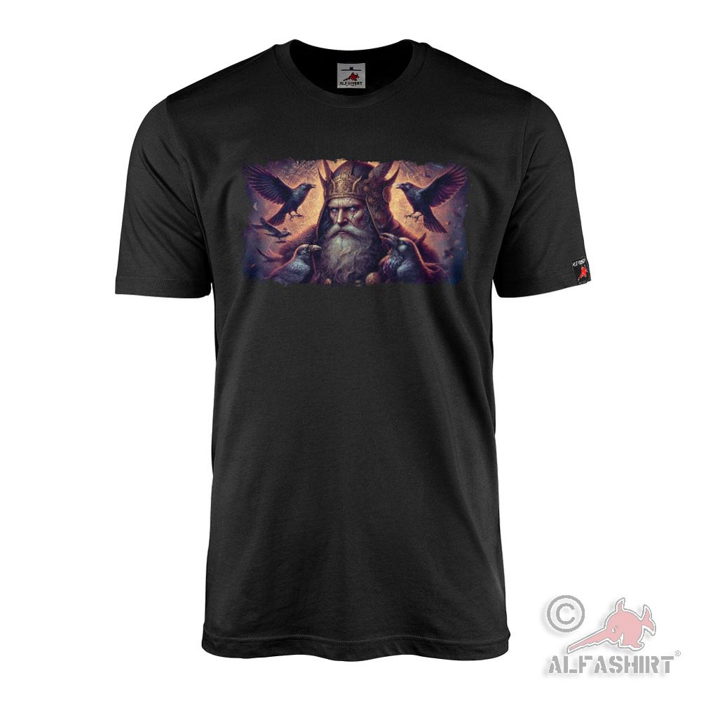 T-Shirt Odin Viking Mythology Norse God 9 Worlds Midgaard#45174