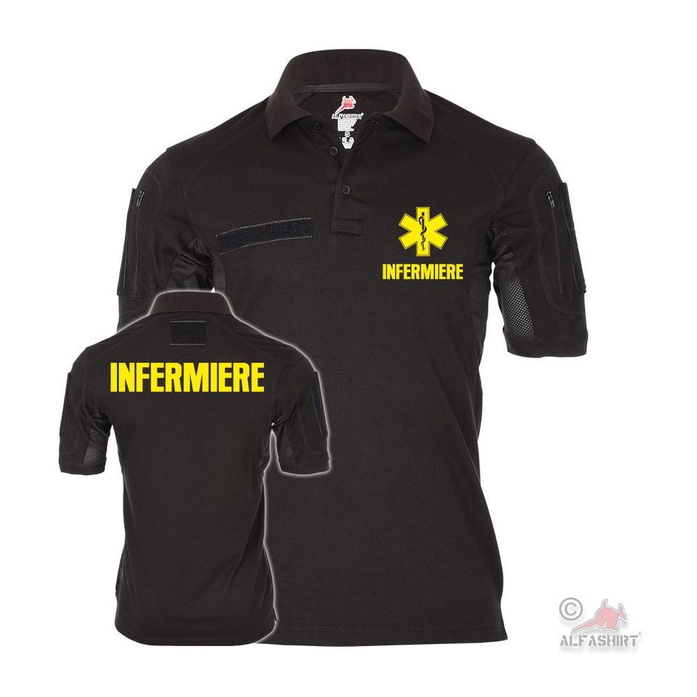Tactical polo shirt INFERMIERE Italy Nurse Clinic Hospital #41128