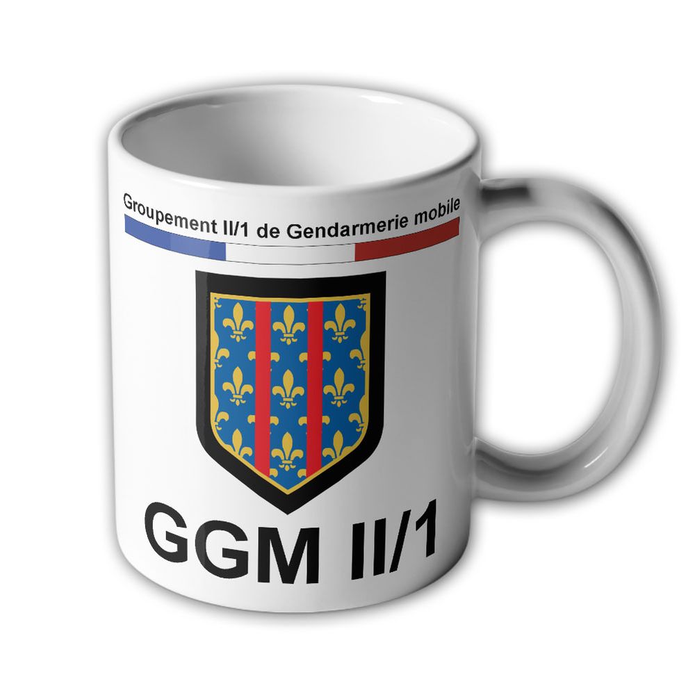 Tassen GGM II-1 Groupement de Gendarmerie mobile Frankreich Polizei #33917