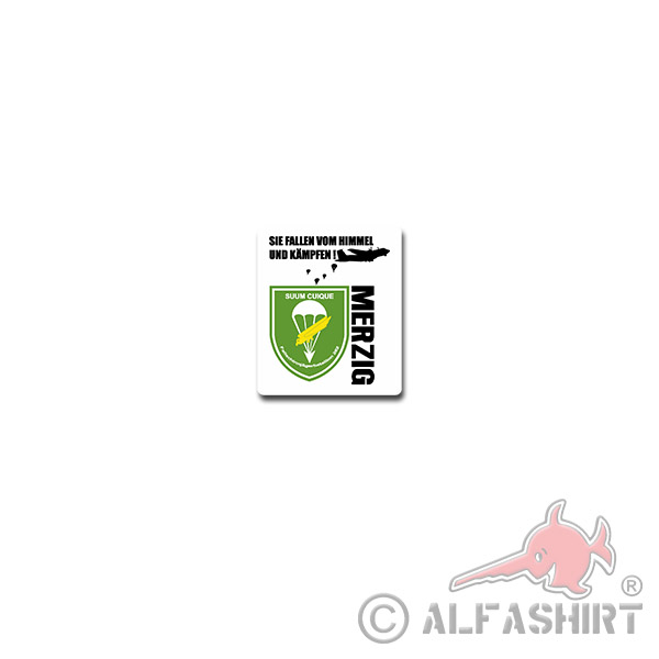 Paratrooper Battalion 262 Sticker FschJgBtl Paratrooper 6x7cm # A3955