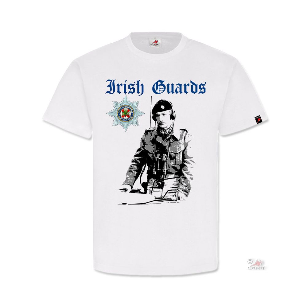 Irish Guards Arnhem Tank Commander Badge Ireland England T-Shirt # 32261