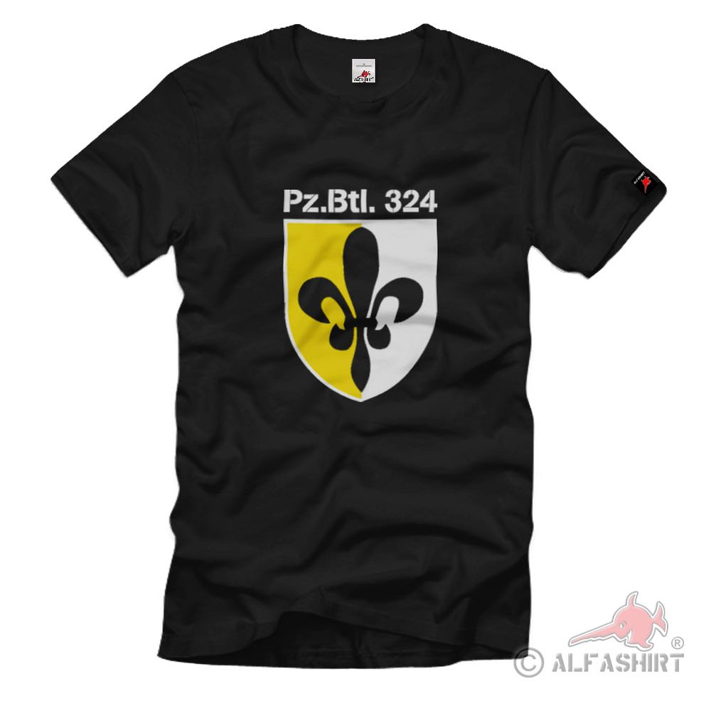 Pzbtl 324 Schwanewede Wappen Lilie Panzer Bataillon Bundeswehr T Shirt #1987