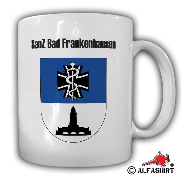 Sanitätszentrum Bad Frankenhausen SanZ BW Kaserne Wappen Abzeichen Tasse #15456