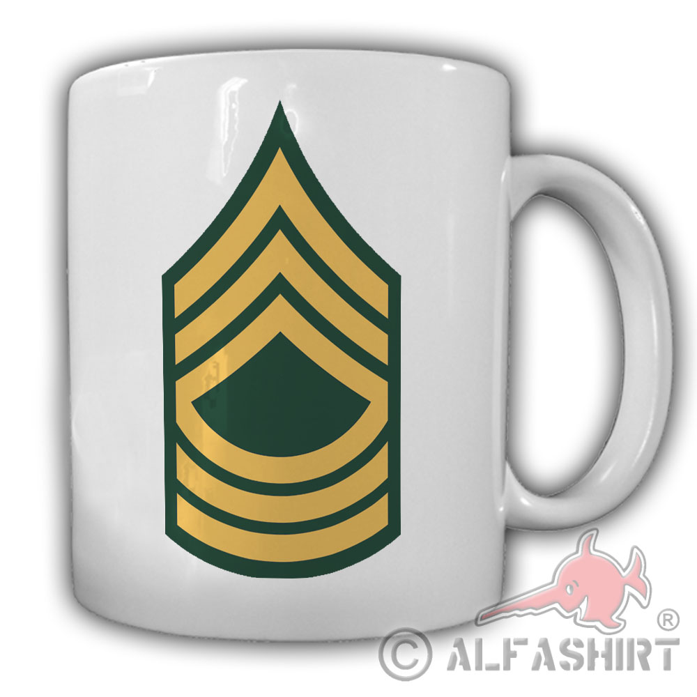 Sergeant Major of the Army SMA Unteroffizierdienstgrad USA Kaffee Tasse #27609