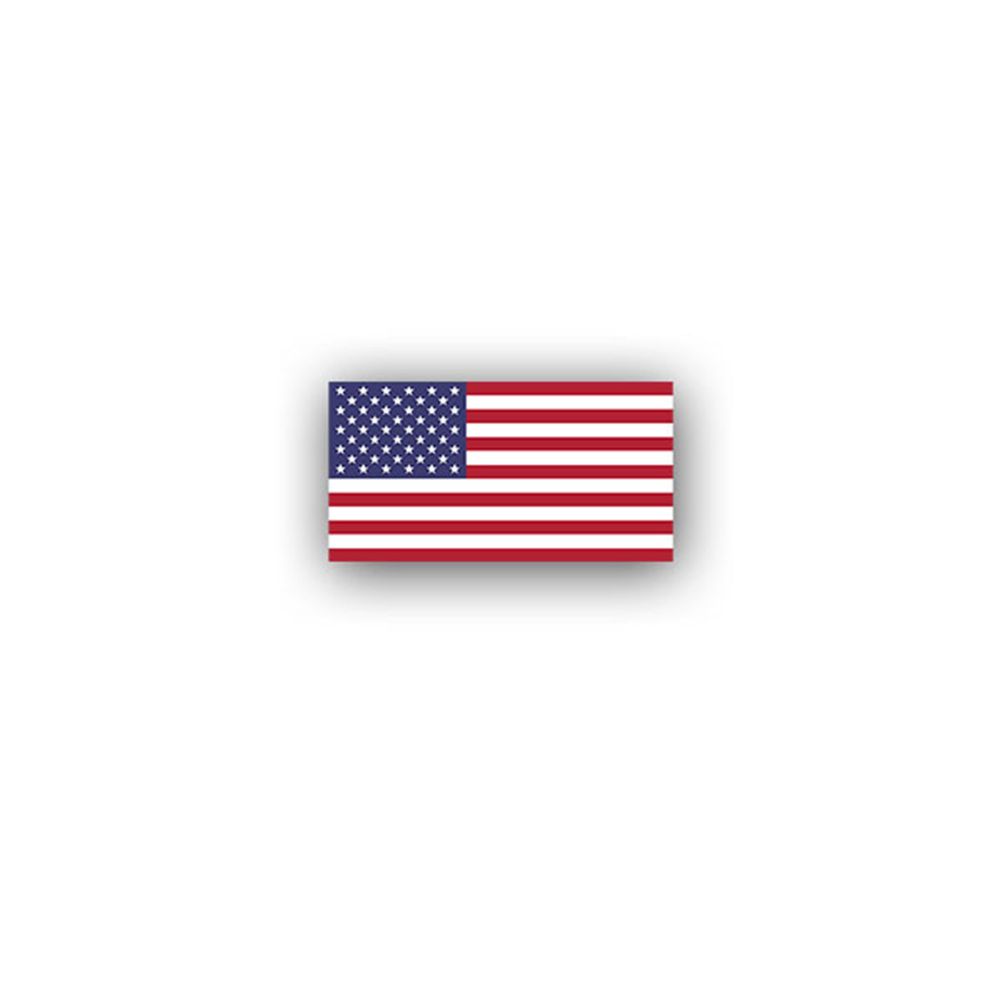 Sticker United States of America Flag USA Flag 7x3,7cm A3046