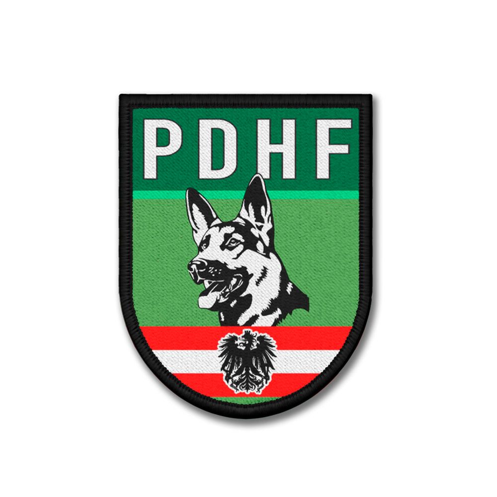 Patch service dog handler Police AT Austria Vienna Shepherd dog 9x7cm # 31362