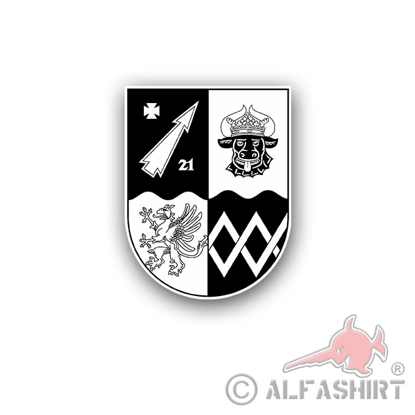 FlaRakGrp 21 TYP2 Luftwaffe Bundeswehr Germany 7x5cm # A4312