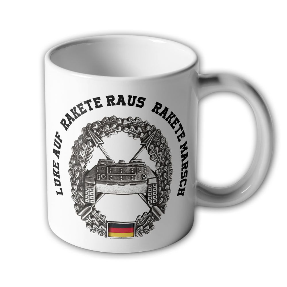 Tasse Panzerjäger Schlachtruf Bundeswehr Rakete Panzer-Jäger Hot Zug #30370