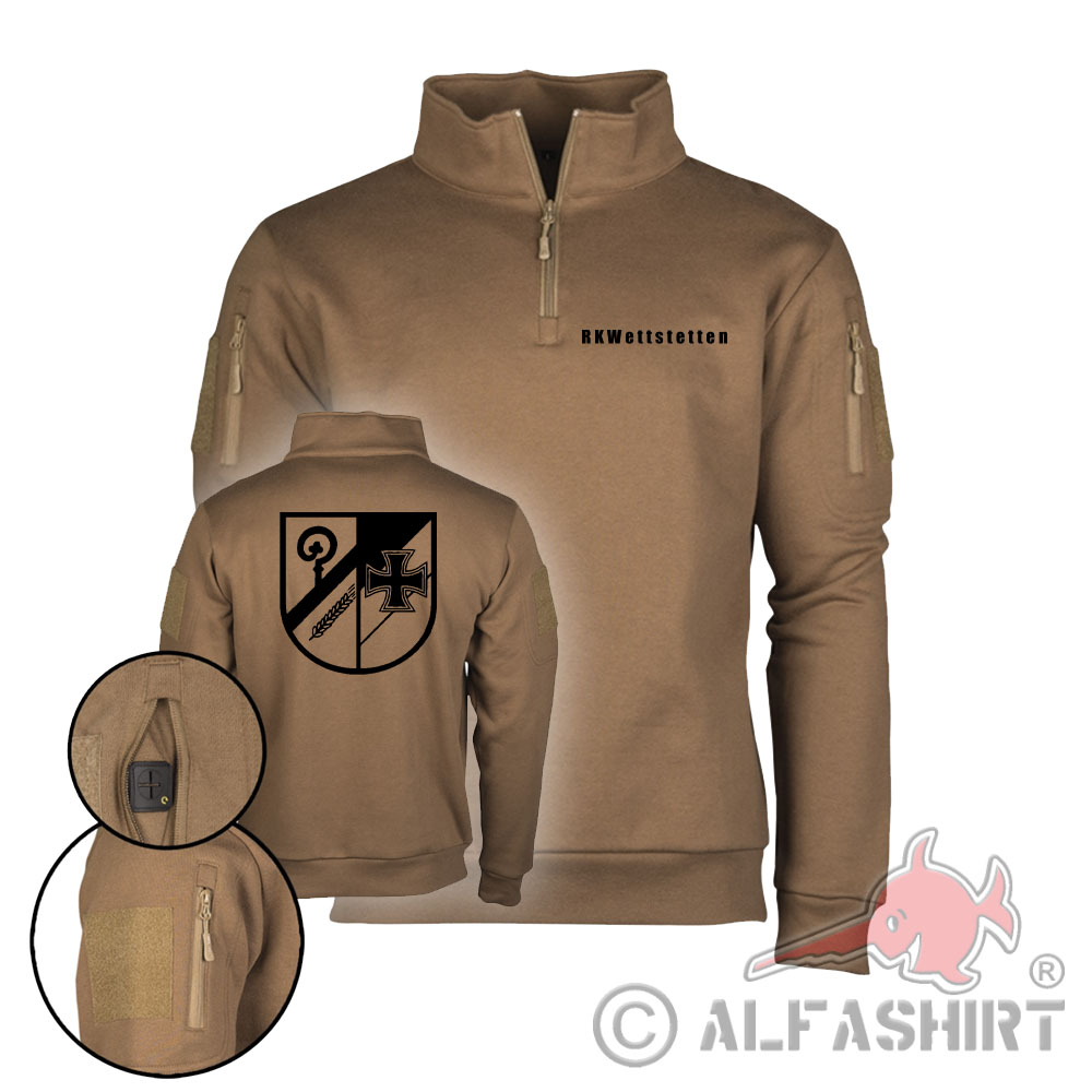 Tactical Sweatshirt RK Wettstetten Reservistenkameradschaft coyote Bundeswehr #40962