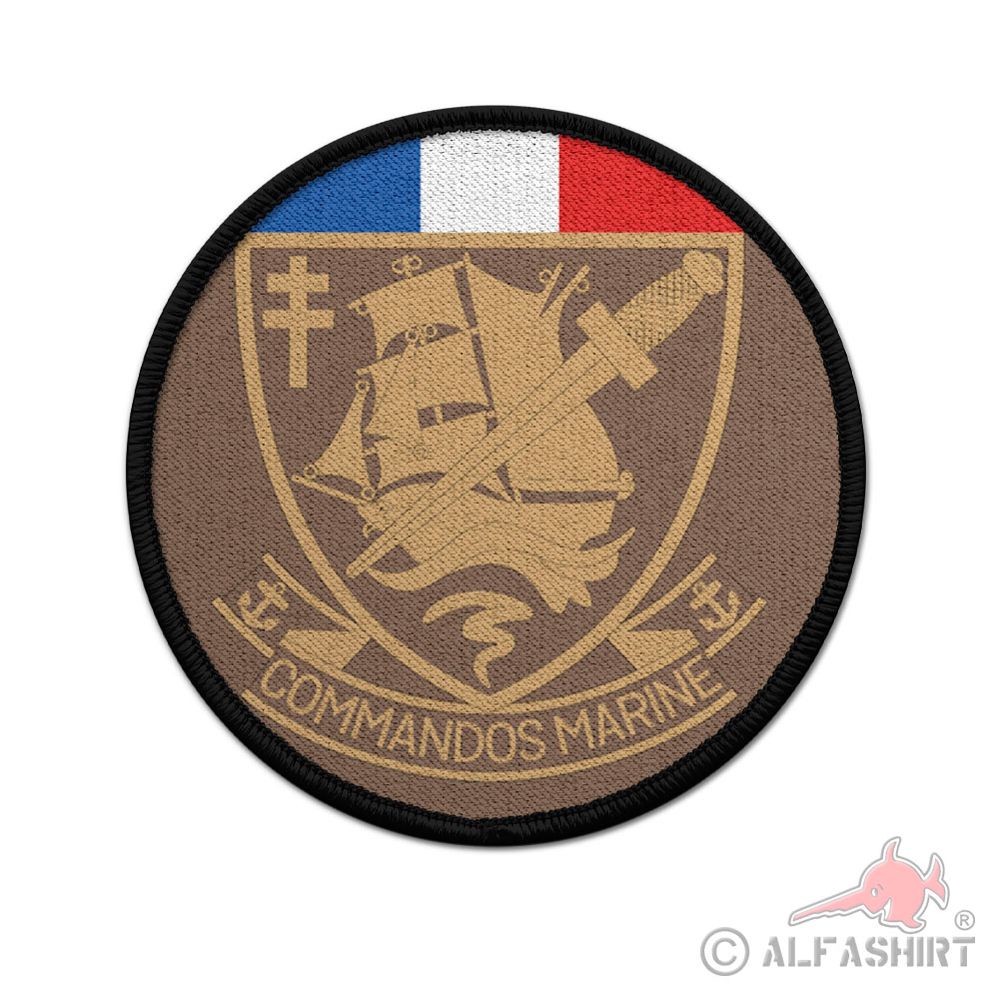 FR Patch commandos marine France Frankreich Aufnäher Emblem#18229