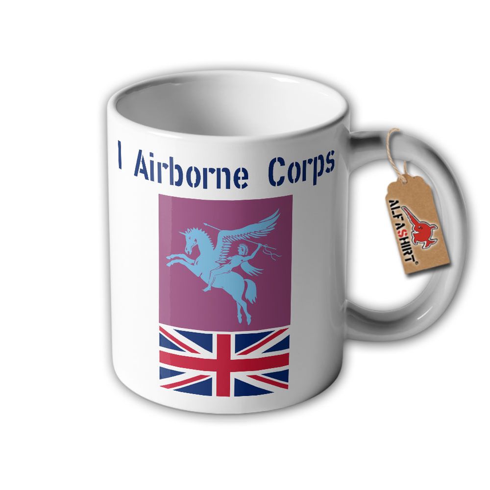 Tasse I Airborne Corps United Kingdom British Army Red Devils 1st Brig #32362