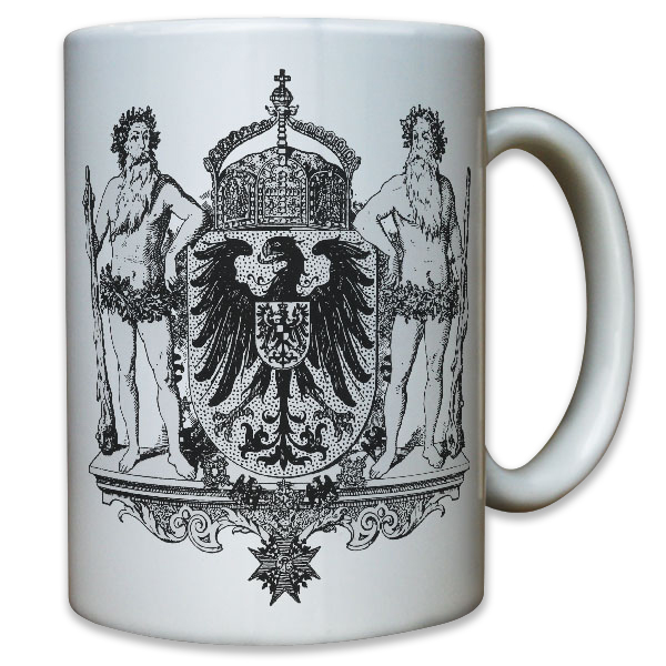 Reichswappen Preußen Kaiser Wilhelm Adler Reich Staat Wappen -Tasse #9526