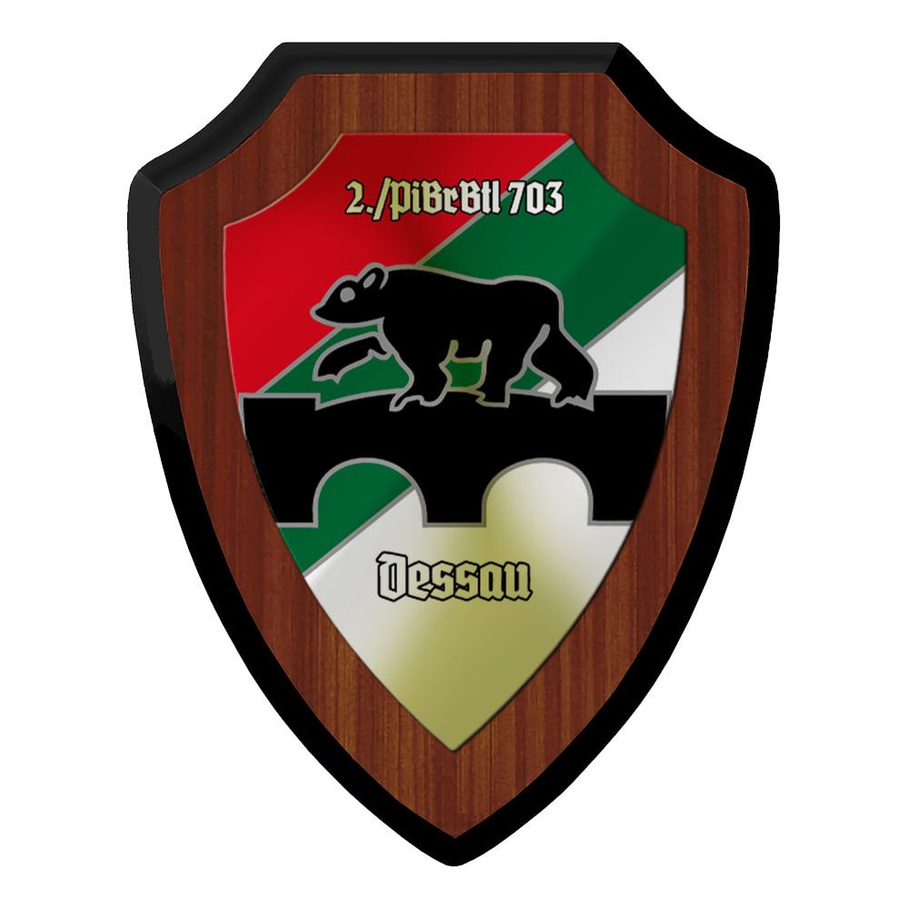 Coat of arms of the 2nd Company, PiBrtl Bridge Battalion 703, Pioneer Troops #47483