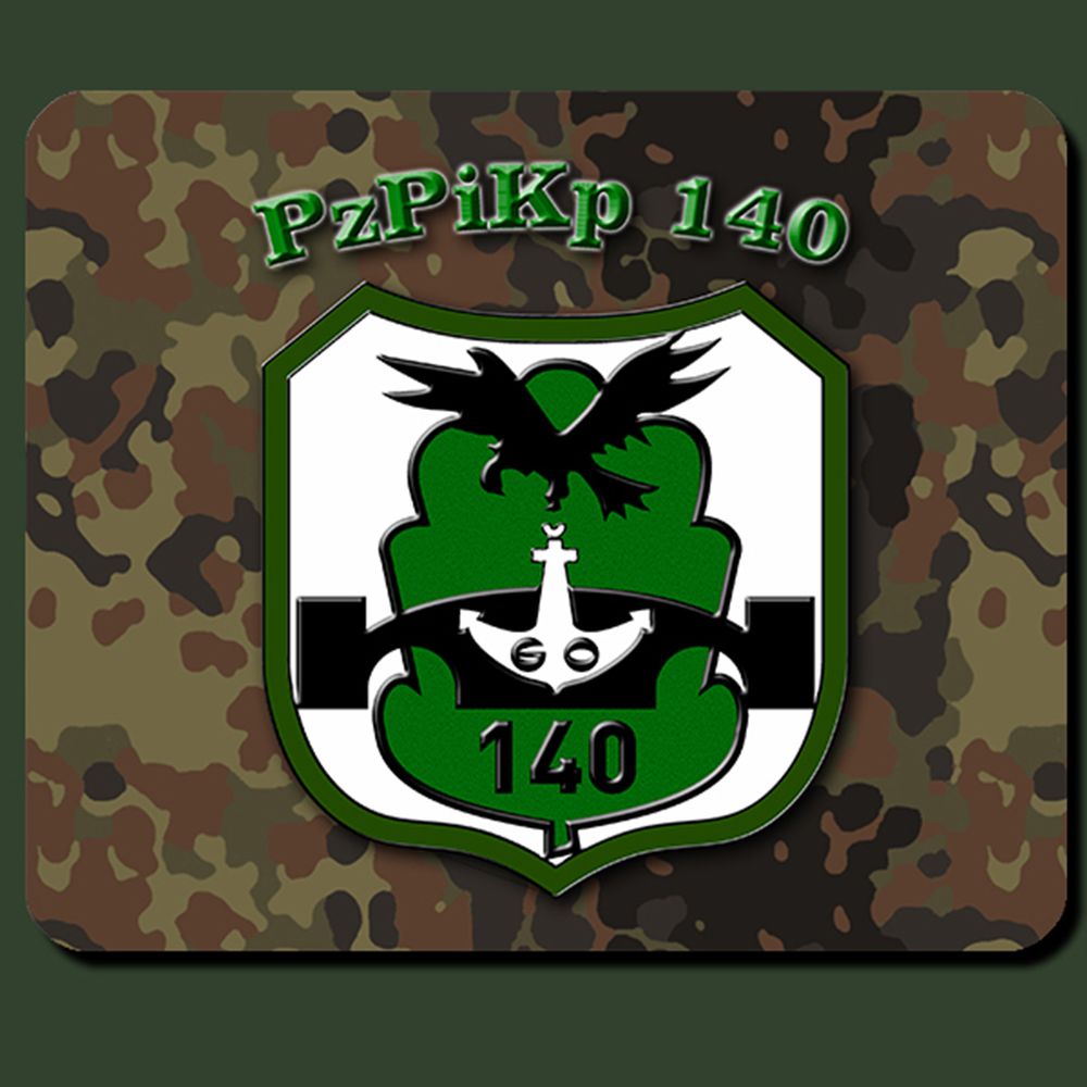 Pzpikp 140 Panzerpionierkompanie 140 Bundeswehr Militär Mauspad #5741