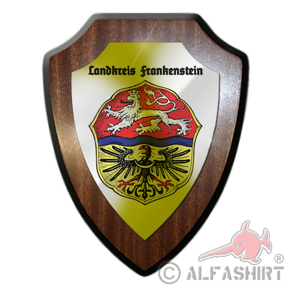 Wappenschild / Wandschild - Landkreis Frankenstein Schlesien Polen #25656