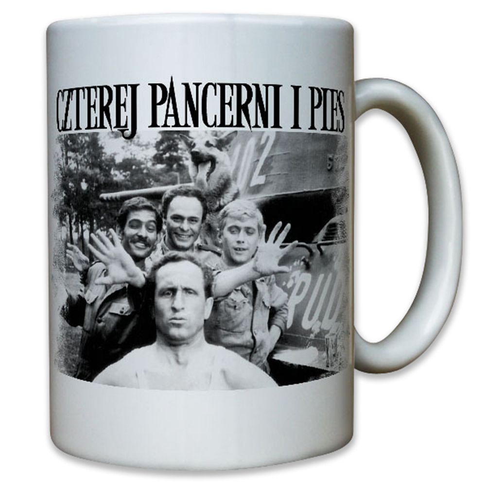 Czterej Pancerni i Pies Vier Panzersoldaten und ein Hund Panzer Tasse #12324